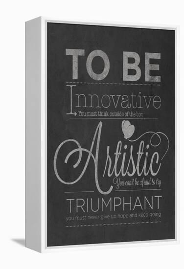 To Be Innovative-null-Framed Stretched Canvas