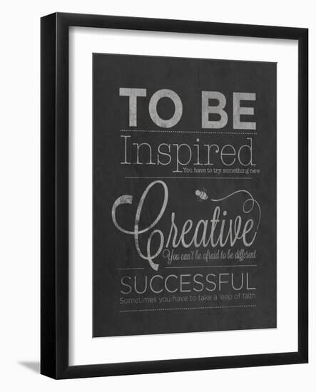 To Be Inspired-null-Framed Art Print