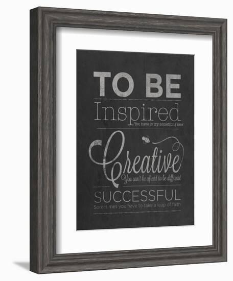 To Be Inspired-null-Framed Art Print