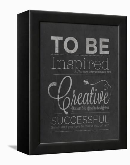 To Be Inspired-null-Framed Stretched Canvas