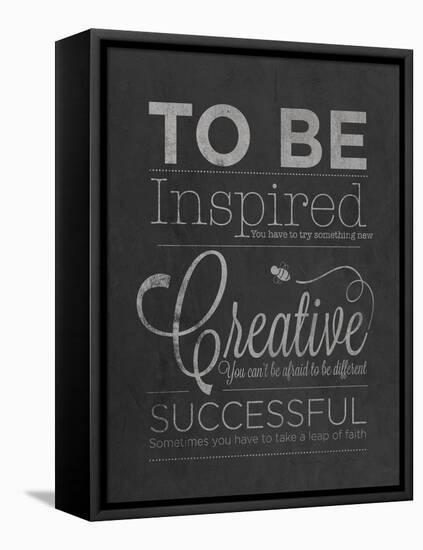 To Be Inspired-null-Framed Stretched Canvas