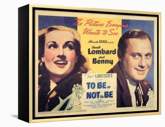 To Be Or Not To Be, 1942-null-Framed Stretched Canvas