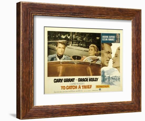 To Catch a Thief, Cary Grant, Grace Kelly, 1955-null-Framed Art Print