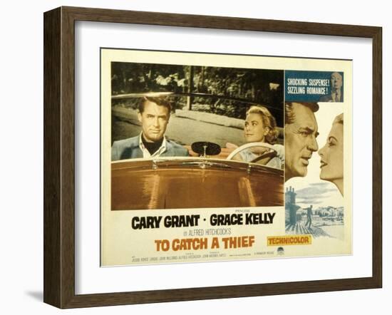 To Catch a Thief, Cary Grant, Grace Kelly, 1955-null-Framed Art Print