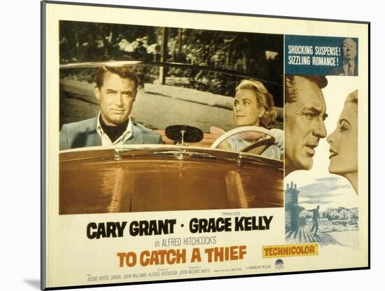 To Catch a Thief, Cary Grant, Grace Kelly, 1955-null-Mounted Art Print