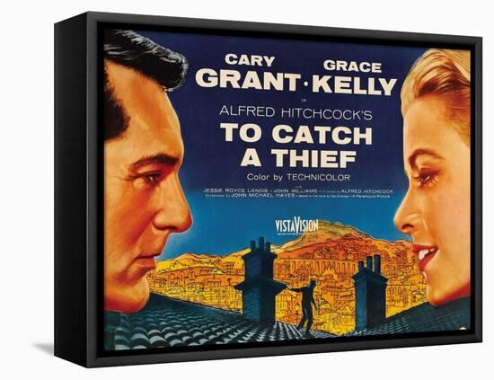 To Catch a Thief, from Left: Cary Grant, Grace Kelly, 1955-null-Framed Stretched Canvas