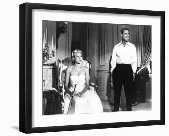 To Catch a Thief, from Left: Grace Kelly, Cary Grant, 1955-null-Framed Photo