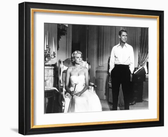 To Catch a Thief, from Left: Grace Kelly, Cary Grant, 1955-null-Framed Photo