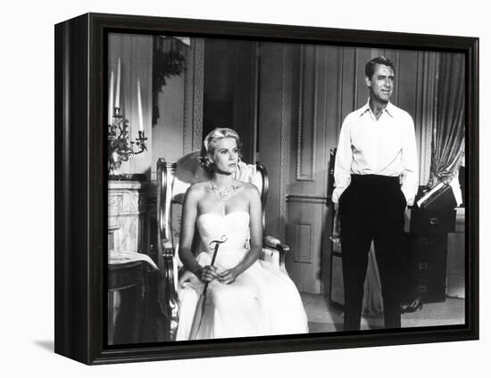 To Catch a Thief, from Left: Grace Kelly, Cary Grant, 1955-null-Framed Stretched Canvas