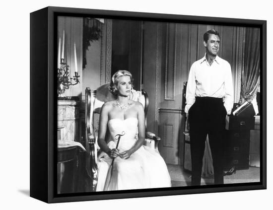 To Catch a Thief, from Left: Grace Kelly, Cary Grant, 1955-null-Framed Stretched Canvas