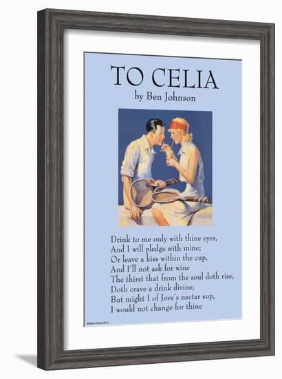 To Celia-Ben Jonson-Framed Art Print