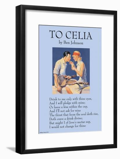 To Celia-Ben Jonson-Framed Art Print