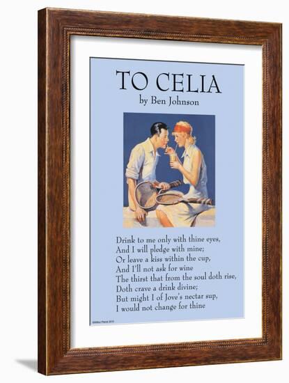 To Celia-Ben Jonson-Framed Art Print