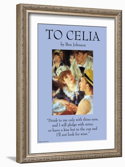 To Celia-Ben Johnson-Framed Art Print