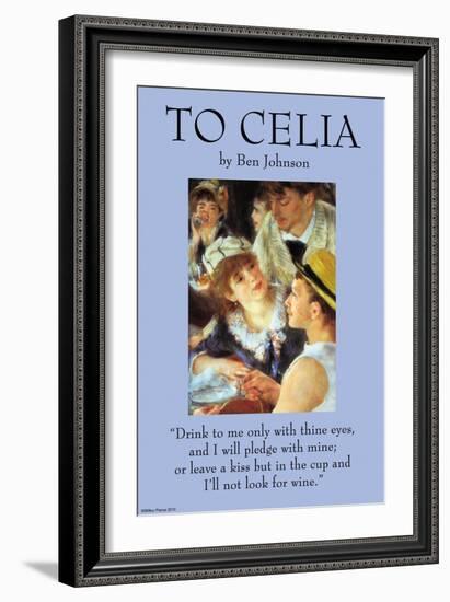 To Celia-Ben Johnson-Framed Art Print