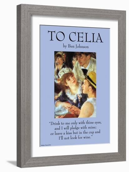 To Celia-Ben Johnson-Framed Premium Giclee Print