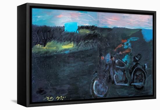 To Crazy at My Will by Motorbike-Zhang Yong Xu-Framed Premier Image Canvas