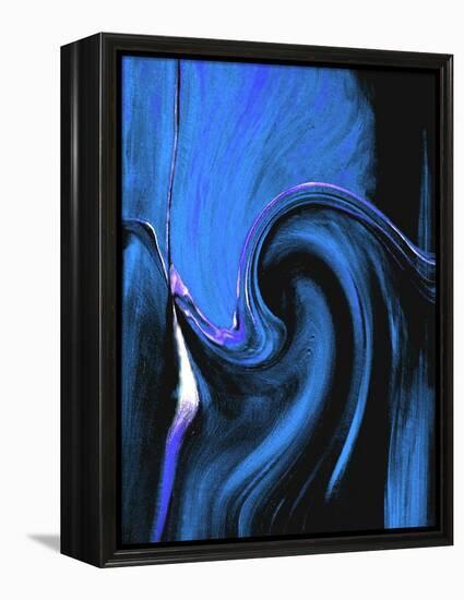 To Die For Blue-Ruth Palmer 2-Framed Stretched Canvas