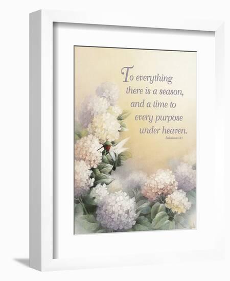 To Everything-unknown Chiu-Framed Art Print