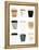 To Go Coffee Cup Variety-Jennifer McCully-Framed Stretched Canvas