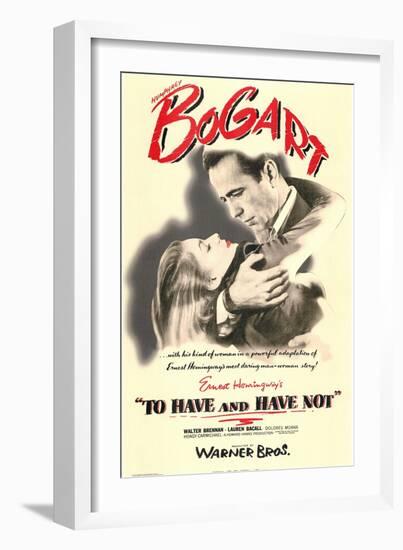 To Have and Have Not, 1944-null-Framed Art Print