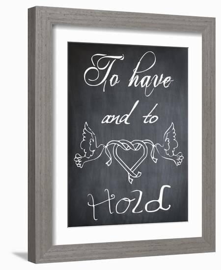 To Have And To Hold-Sheldon Lewis-Framed Art Print