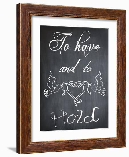 To Have And To Hold-Sheldon Lewis-Framed Art Print