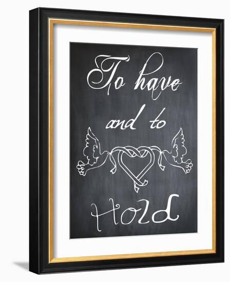 To Have And To Hold-Sheldon Lewis-Framed Art Print