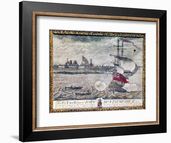 To His Excellency John Montgomerie Esq. (View of Fort George)-William Burgis-Framed Giclee Print