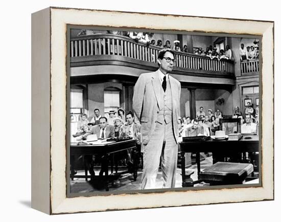 To Kill A Mockingbird, Gregory Peck, 1962-null-Framed Stretched Canvas