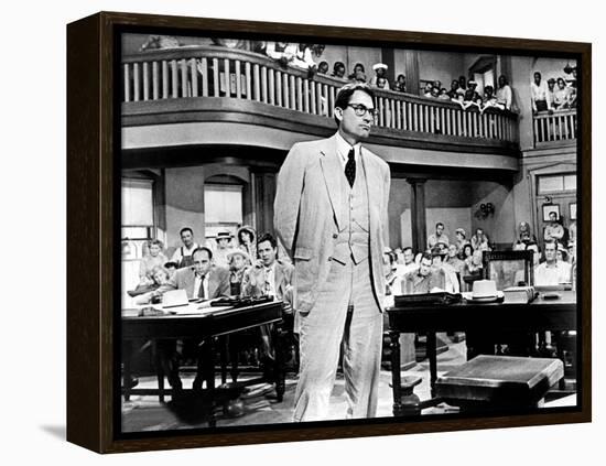 To Kill A Mockingbird, Gregory Peck, 1962-null-Framed Stretched Canvas