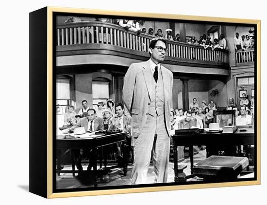 To Kill A Mockingbird, Gregory Peck, 1962-null-Framed Stretched Canvas