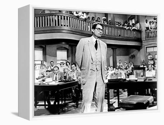 To Kill A Mockingbird, Gregory Peck, 1962-null-Framed Stretched Canvas