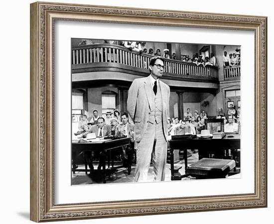 To Kill A Mockingbird, Gregory Peck, 1962-null-Framed Photo