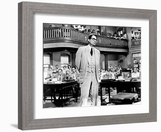 To Kill A Mockingbird, Gregory Peck, 1962-null-Framed Photo