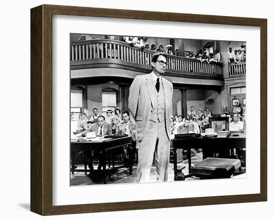 To Kill A Mockingbird, Gregory Peck, 1962-null-Framed Photo