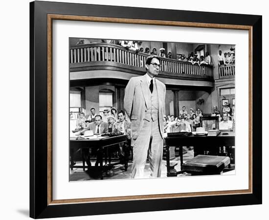 To Kill A Mockingbird, Gregory Peck, 1962-null-Framed Photo