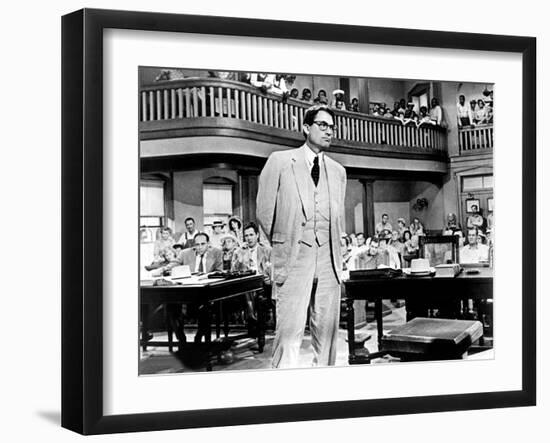 To Kill A Mockingbird, Gregory Peck, 1962-null-Framed Photo