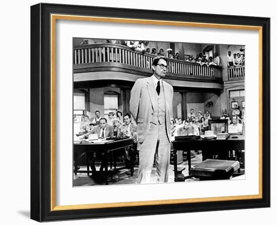 To Kill A Mockingbird, Gregory Peck, 1962-null-Framed Photo