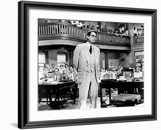 To Kill A Mockingbird, Gregory Peck, 1962-null-Framed Photo