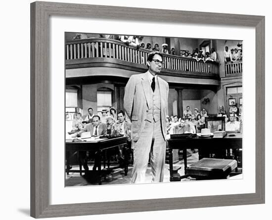 To Kill A Mockingbird, Gregory Peck, 1962-null-Framed Photo