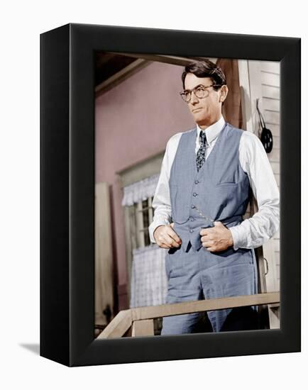 To Kill a Mockingbird, Gregory Peck, 1962-null-Framed Stretched Canvas