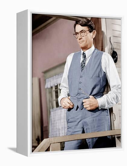 To Kill a Mockingbird, Gregory Peck, 1962-null-Framed Stretched Canvas