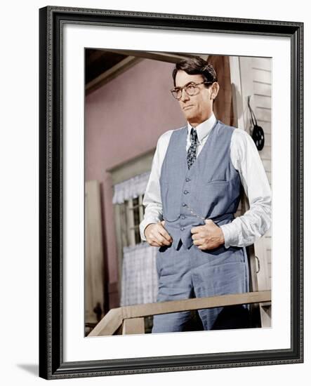 To Kill a Mockingbird, Gregory Peck, 1962-null-Framed Photo