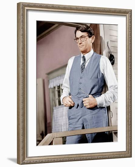 To Kill a Mockingbird, Gregory Peck, 1962-null-Framed Photo