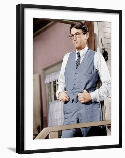 To Kill a Mockingbird, Gregory Peck, 1962-null-Framed Photo