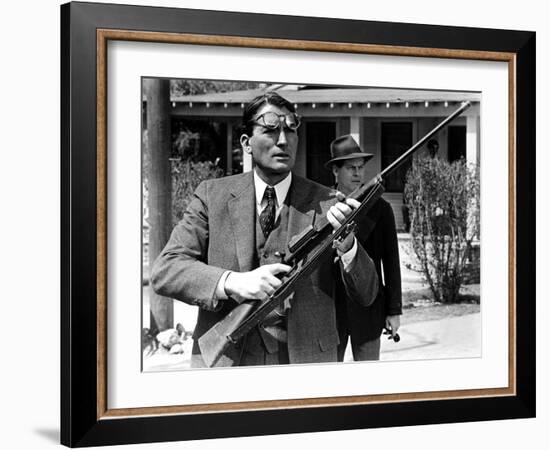 To Kill a Mockingbird, Gregory Peck, Frank Overton, 1962-null-Framed Photo