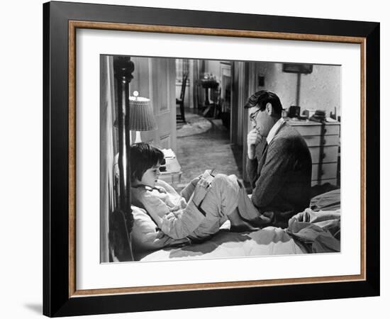 To Kill A Mockingbird, Mary Badham, Gregory Peck, 1962-null-Framed Photo