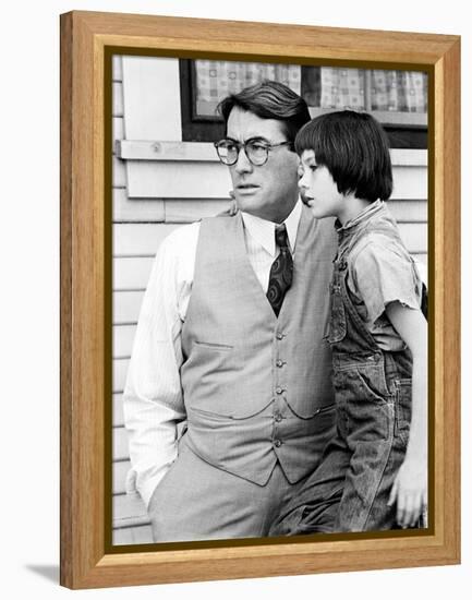 To Kill A Mockingbird, Mary Badham, Gregory Peck, 1962-null-Framed Stretched Canvas