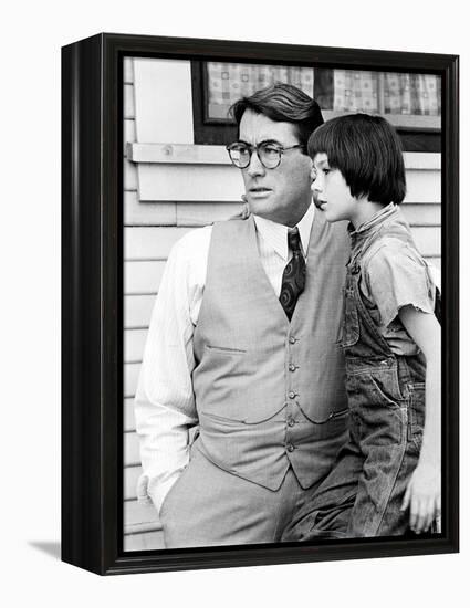 To Kill A Mockingbird, Mary Badham, Gregory Peck, 1962-null-Framed Stretched Canvas